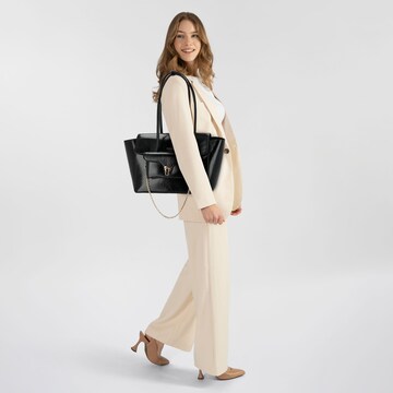 Coccinelle Shopper 'Double Beat' in Zwart: voorkant