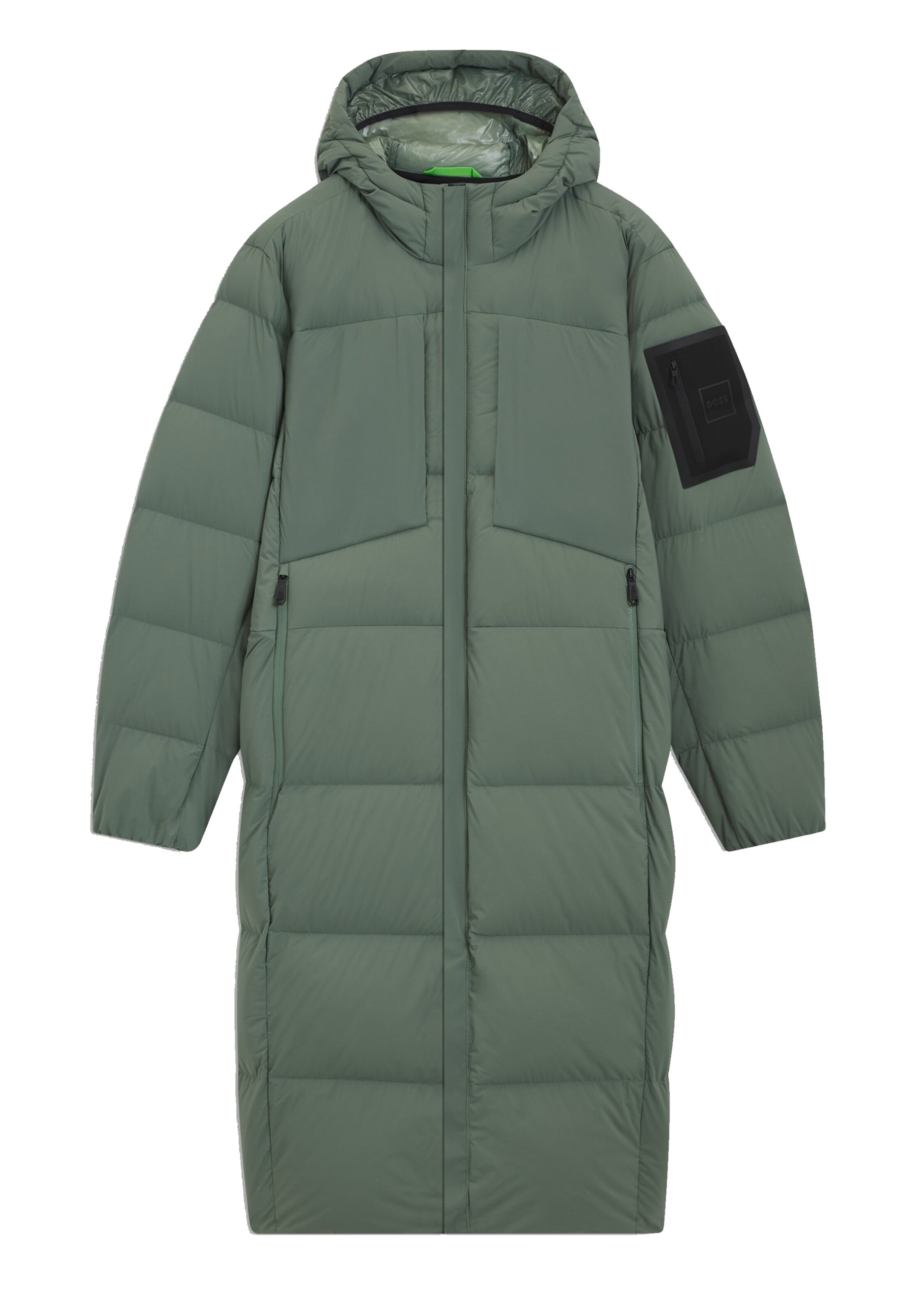 BOSS Mantel in Grün: Vorderseite