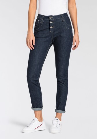 PLEASE Regular Jeans in Blau: Vorderseite