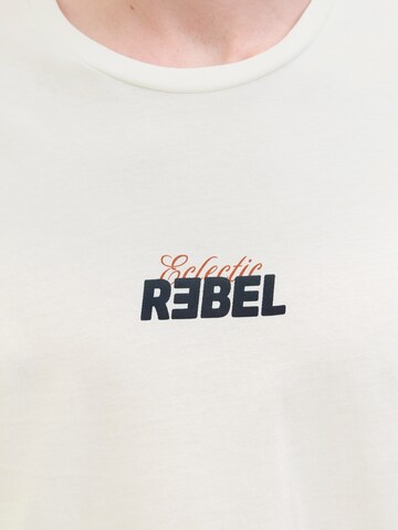 T-Shirt 'JREBJIM' JJ Rebel en blanc