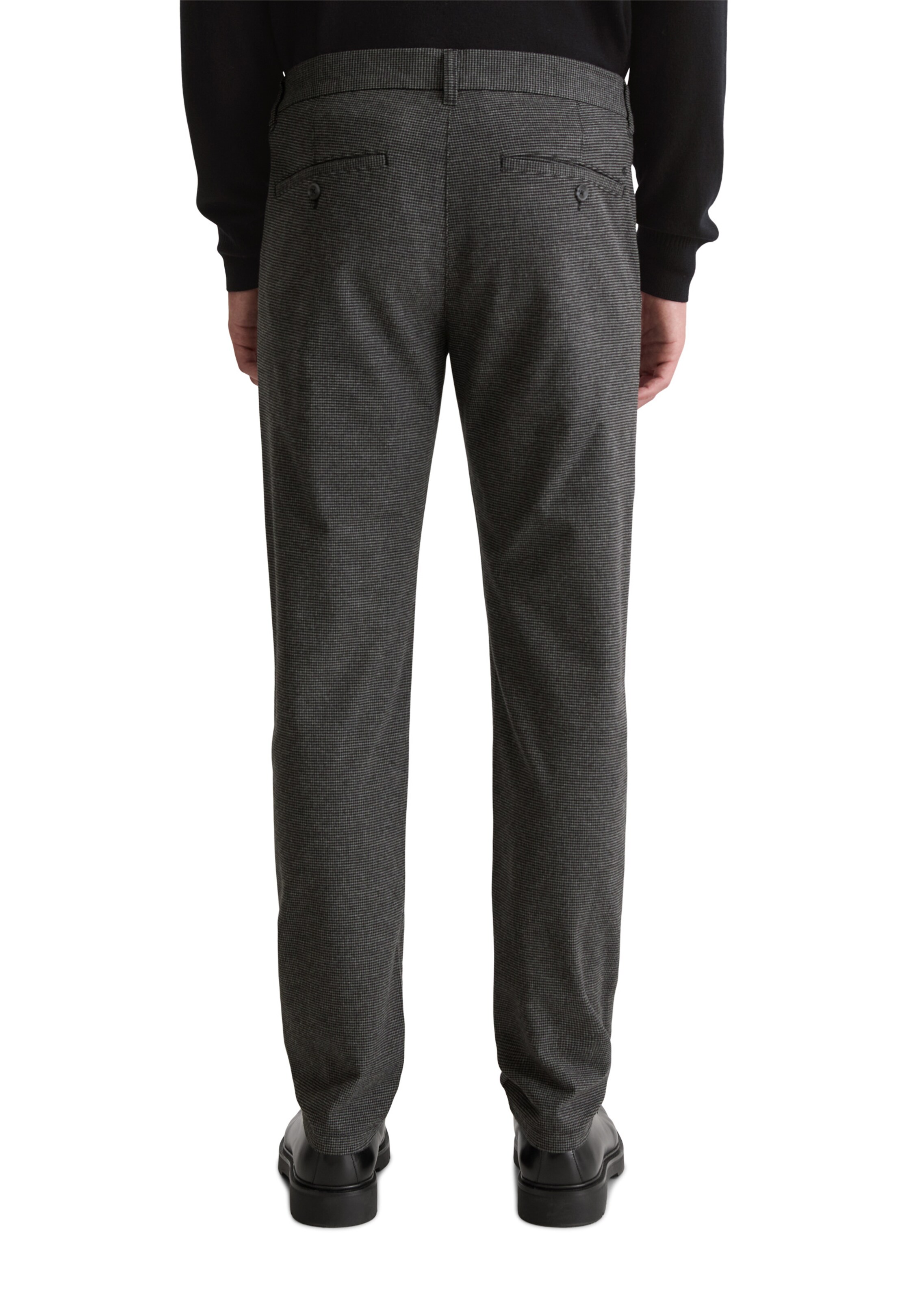 Marc O'Polo Regular Hose 'Stig' in Schwarz