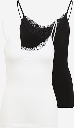 Vero Moda Petite Top 'Inge' w kolorze czarny / białym, Podgląd produktu