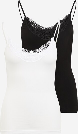Vero Moda Petite Top 'INGE' u crna / bijela, Pregled proizvoda