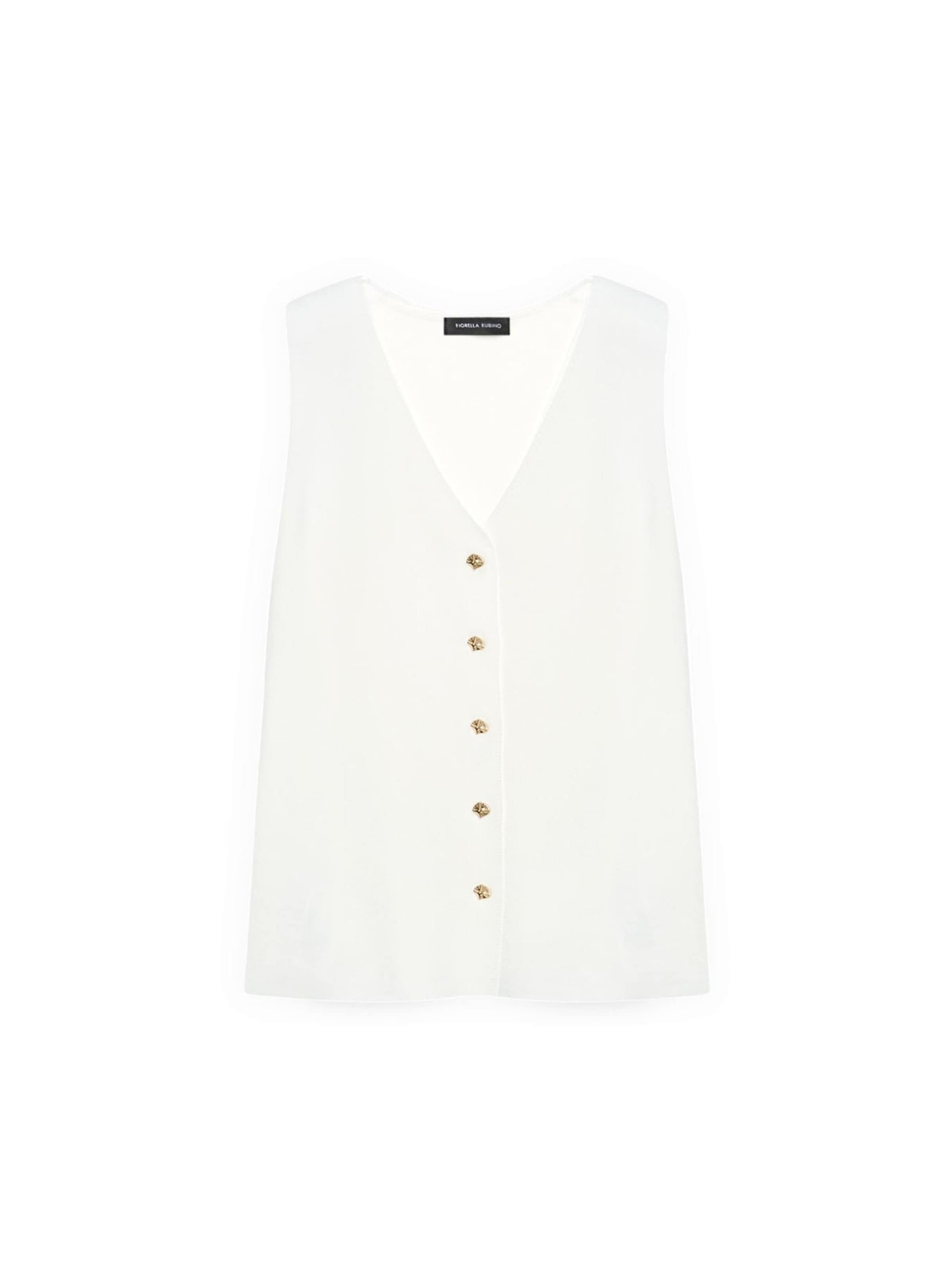 Pullover di Fiorella Rubino in bianco: frontale