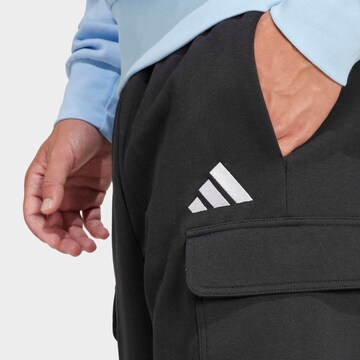 ADIDAS SPORTSWEAR Loose fit Workout Pants in Black