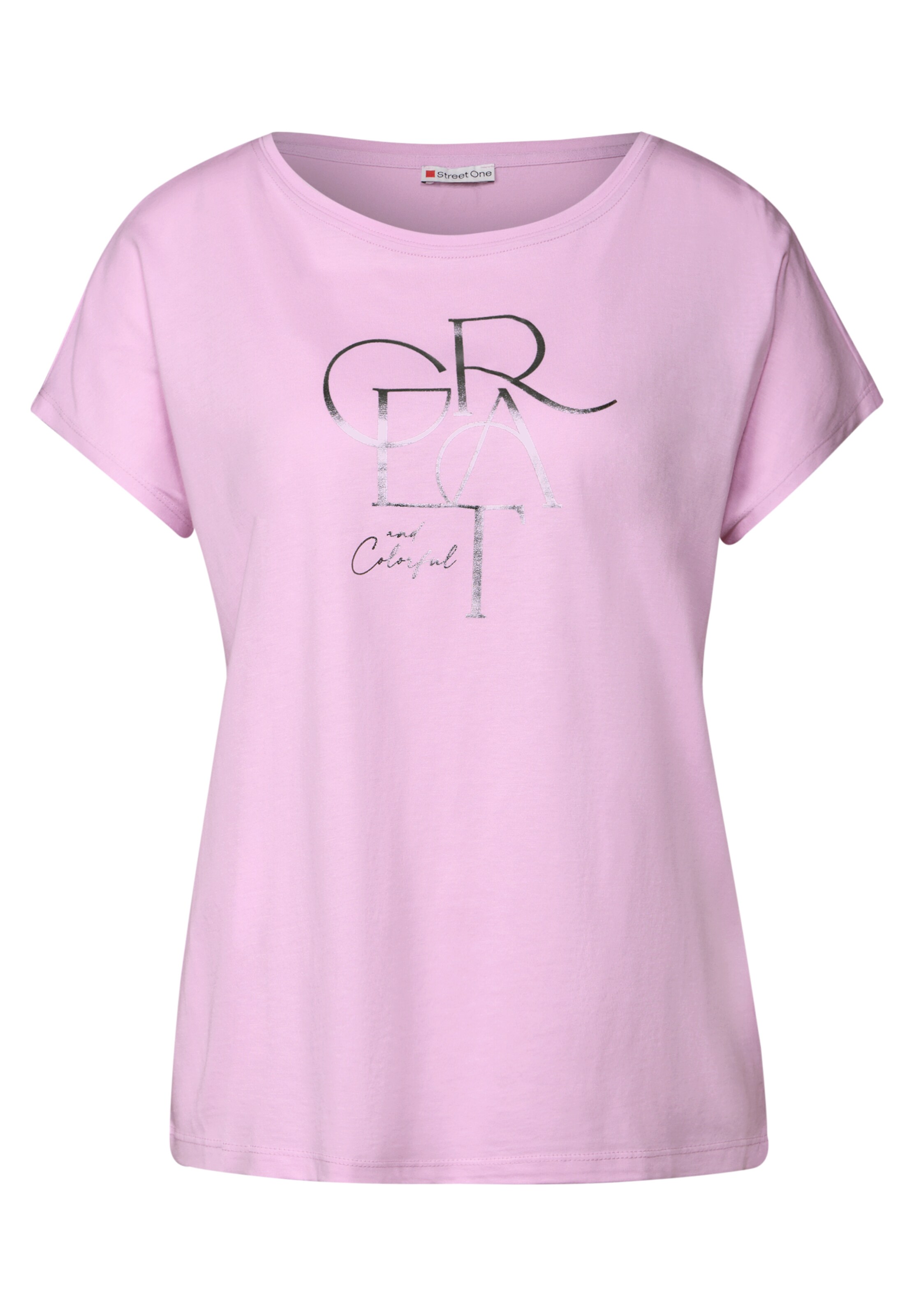STREET ONE Shirt in Pink: front