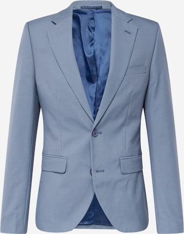 BURTON MENSWEAR LONDON - Ajuste regular Chaqueta saco en azul: frente