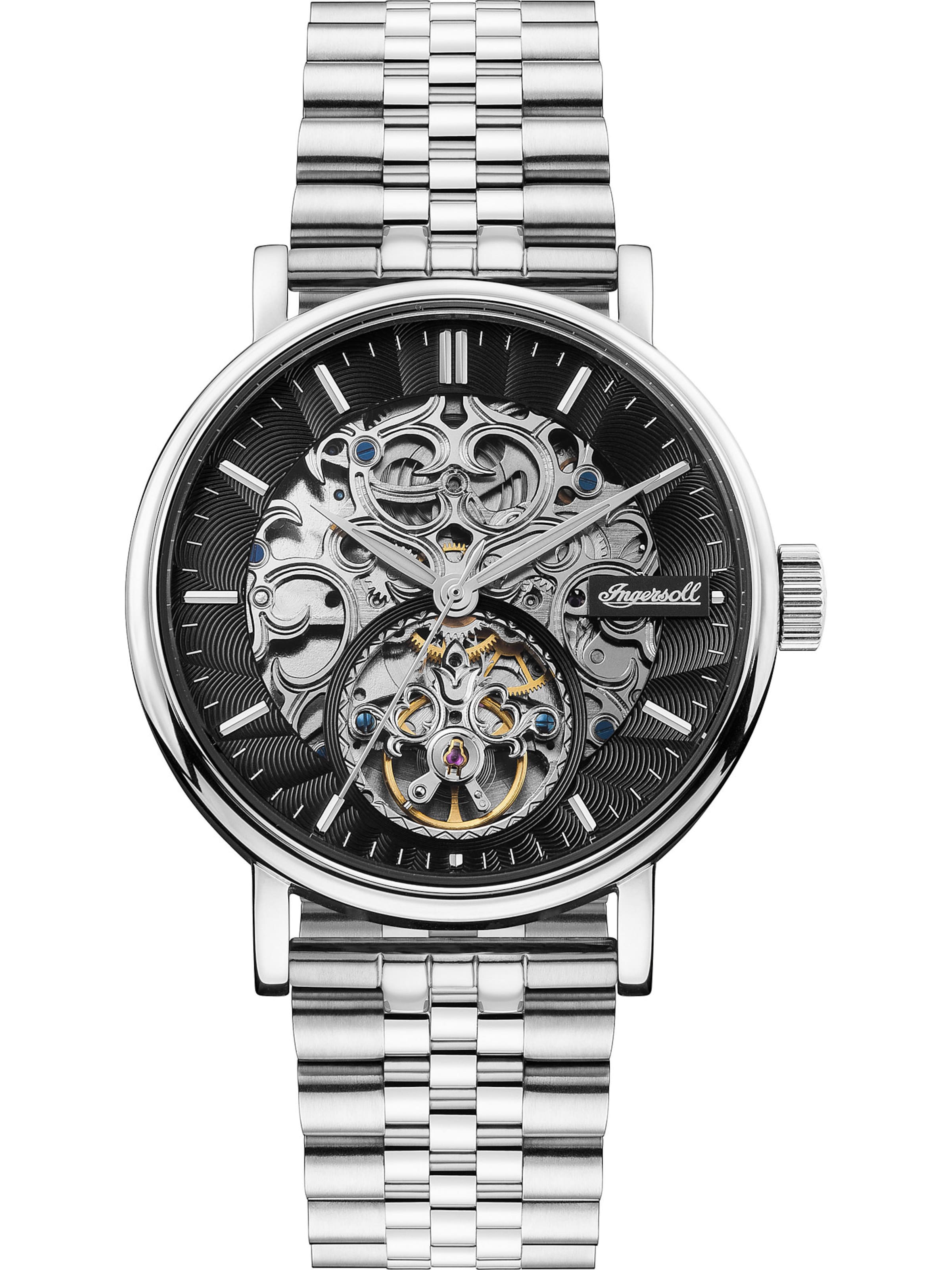 Montre à affichage analogique 'The Charles' INGERSOLL en argent : devant