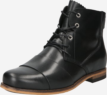 haghe by HUB Lace-Up Boots 'Lomu' in Black: front