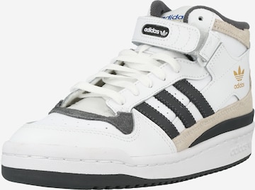 ADIDAS ORIGINALS Sneakers hoog 'Forum Mid' in Wit: voorkant