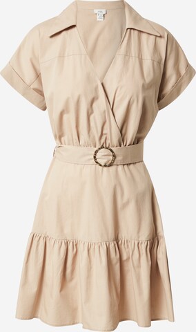 River Island Dress in Beige: front