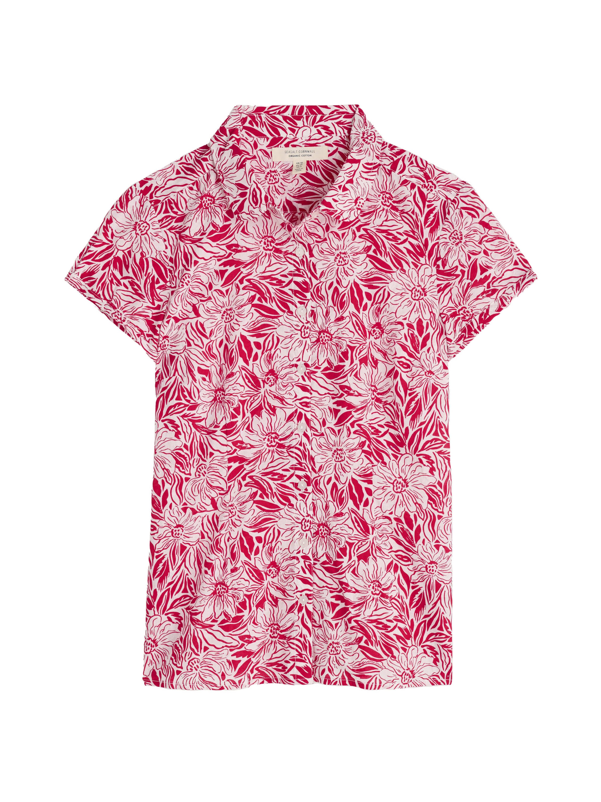 Seasalt Cornwall Halenka 'Rushmaker' – červená: přední strana