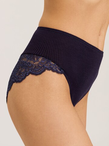 Hanro Slip ' Ellis ' in Blauw: voorkant