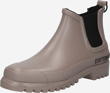 Bottes en caoutchouc 'Mole' Stutterheim en marron : devant