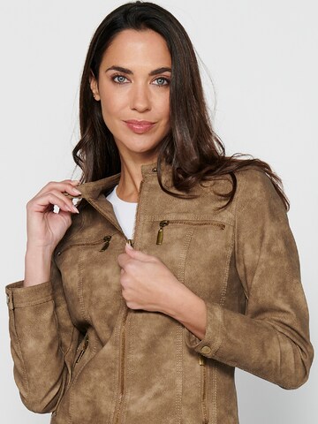 KOROSHI Between-season jacket in Brown