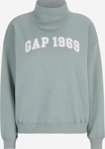 Gap Petite Sweatshirt in Blue: front