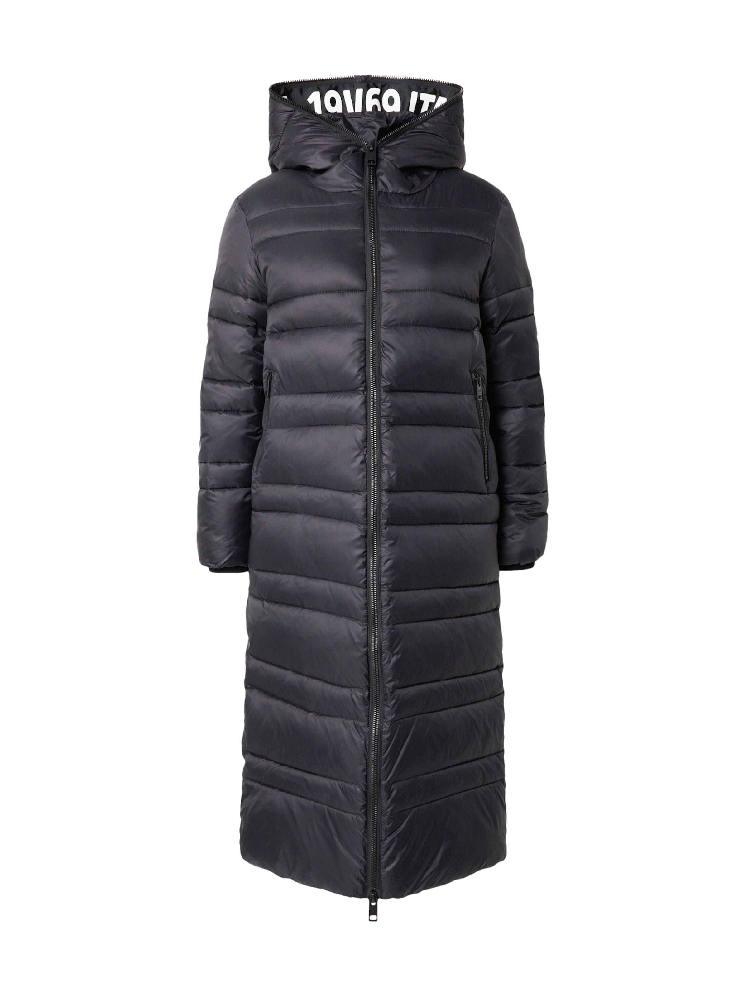 19V69 ITALIA Zimný kabát 'Giuseppina' - Čierna: predná strana