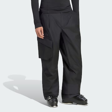 ADIDAS TERREX - Loosefit Calças de desporto 'Xploric' em preto: frente