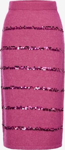 Jupe faina en rose : devant