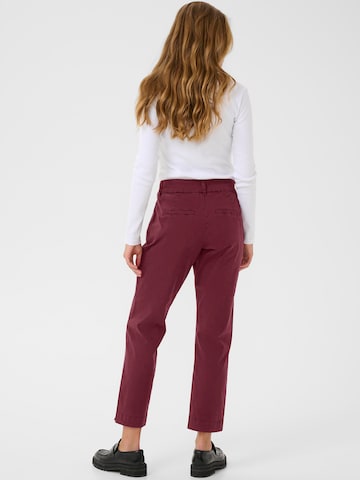 Regular Pantalon chino 'KAMette' Kaffe en rouge