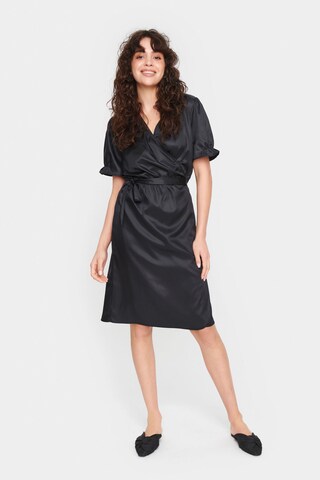 SAINT TROPEZ Kleid 'Zhor' in Schwarz