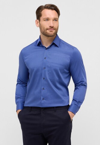 ETERNA Comfort Fit Hemd in Blau: Vorderseite