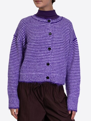 BROKE + SCHÖN Knit Cardigan in Purple