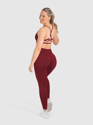 Smilodox Skinny Leggings ' Myrah ' in Rood
