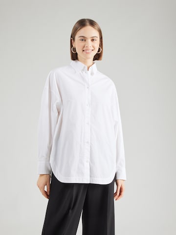 BOSS Blouse 'C_Bostatta' in White: front