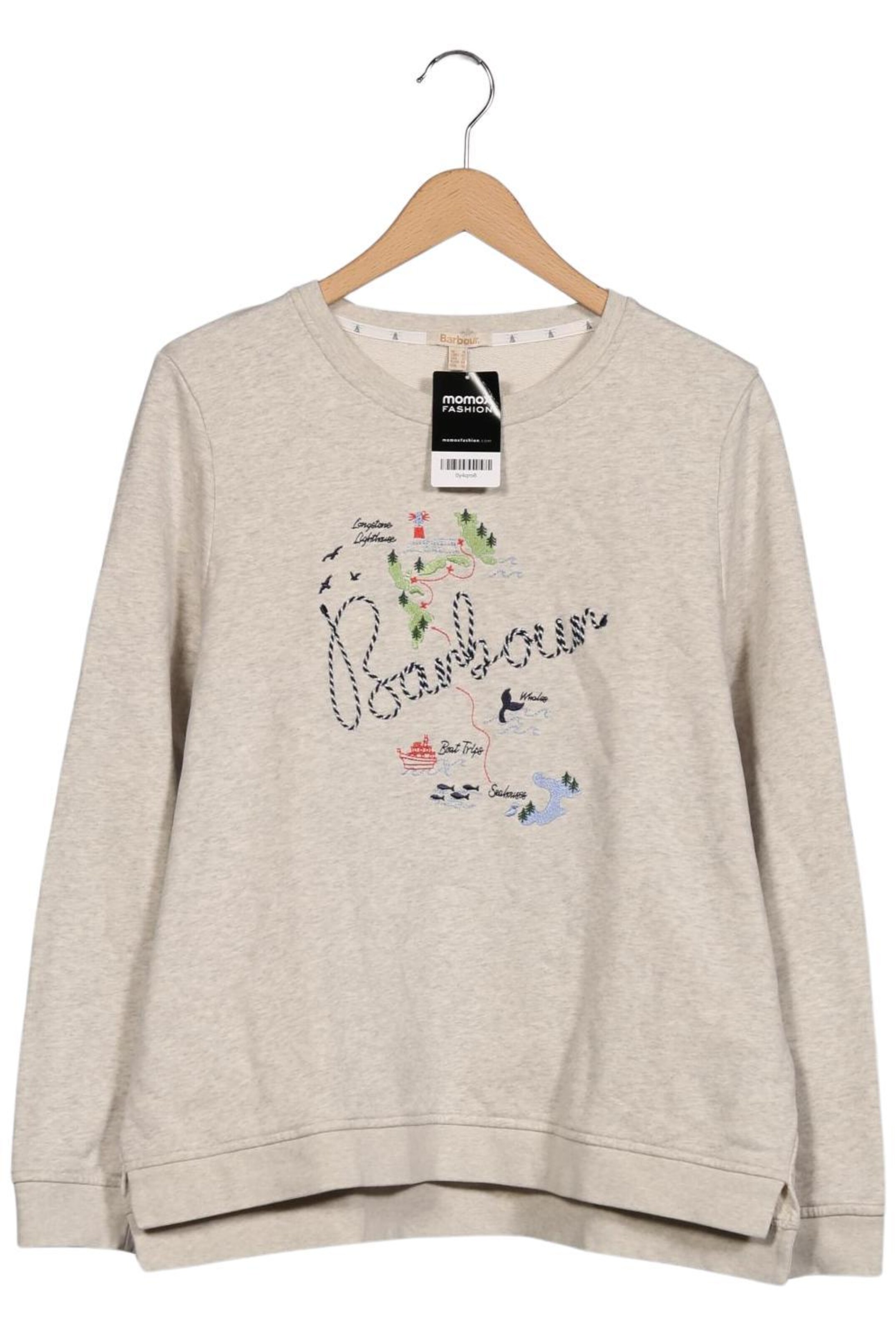 Barbour Sweatshirt & Zip-Up Hoodie in 9XL in Beige: front