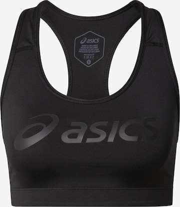 ASICS Bustier Sport bh in Zwart: voorkant