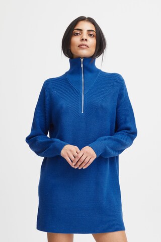 b.young Pullover 'Milo' in Blau: Vorderseite