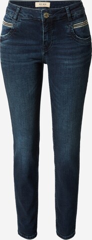 Skinny Jeans de la MOS MOSH pe albastru: față