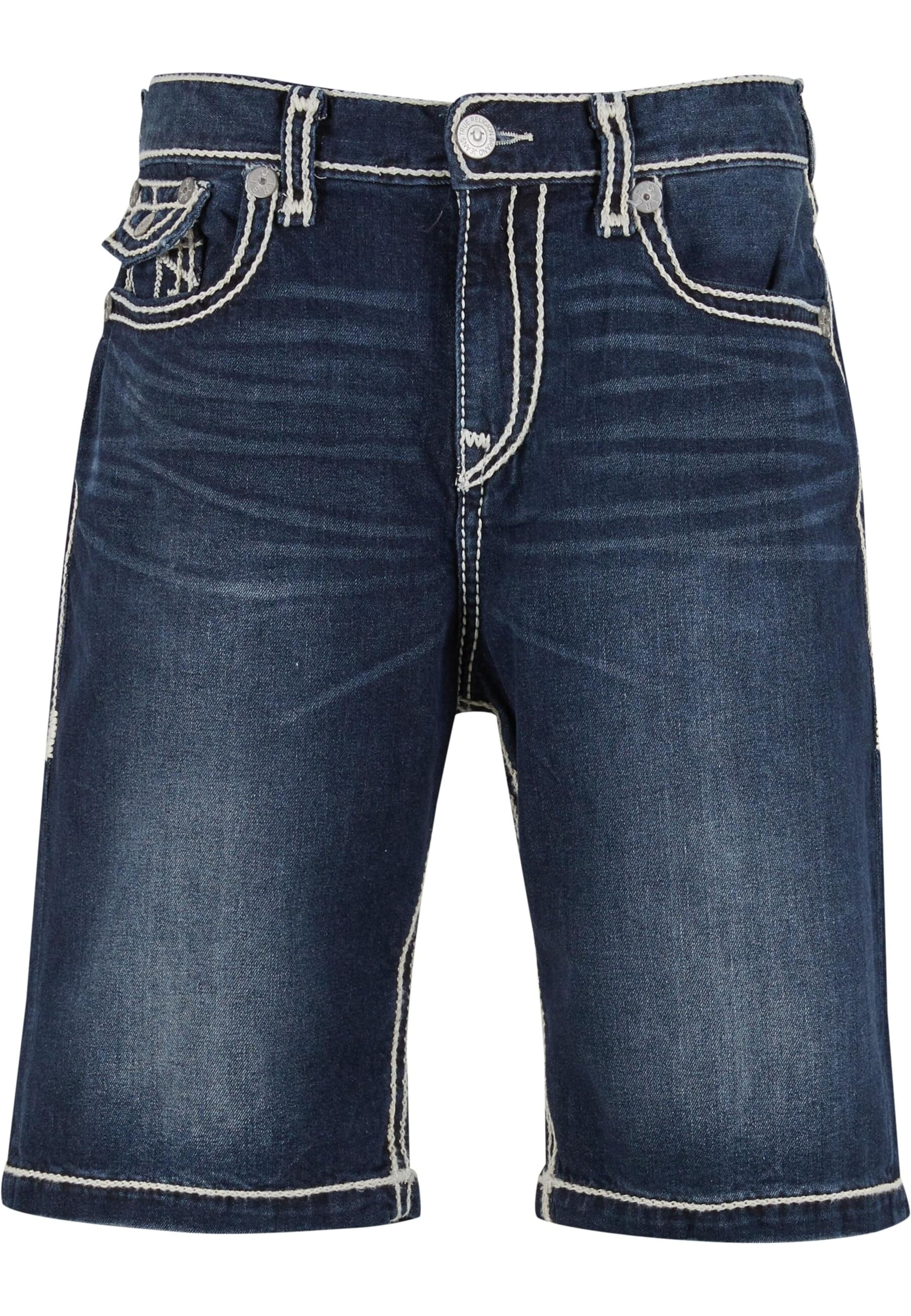 True Religion tavaline Teksapüksid, värv sinine: eest vaates