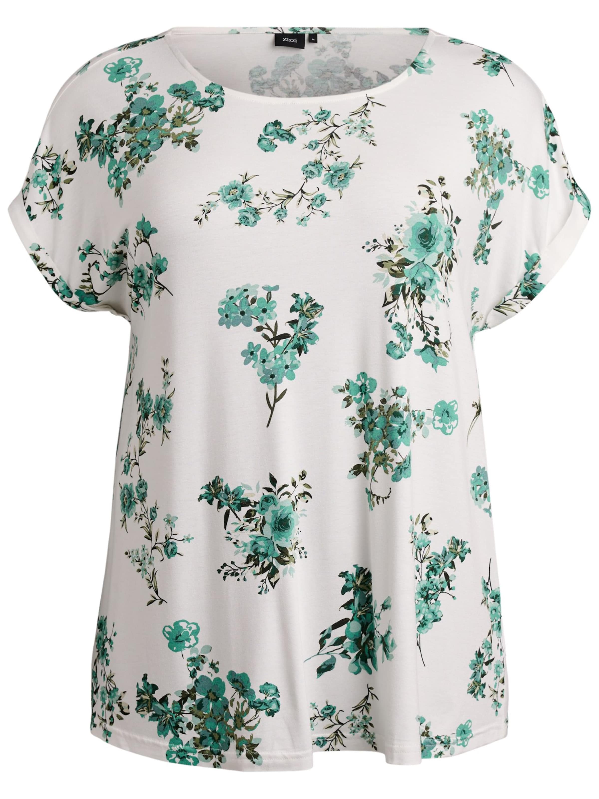 T-shirt 'Vmalis' Zizzi en blanc : devant