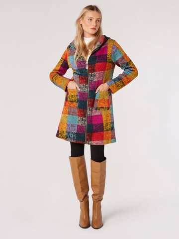 Apricot Between-seasons coat in Mixed colours