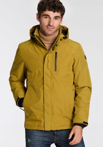 KILLTEC Outdoorjacke in Gelb: Vorderseite