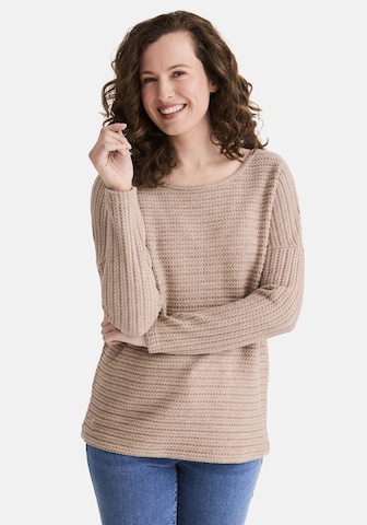 Pull-over 'CARLY' STOOKER WOMEN en beige : devant