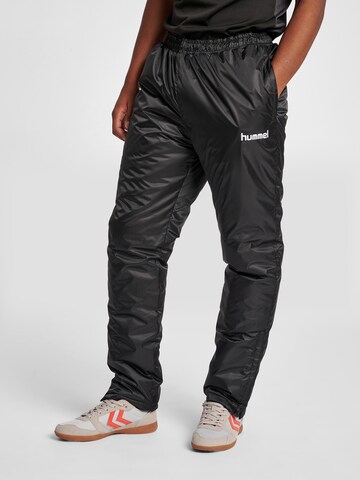 Regular Pantalon de sport Hummel en noir : devant