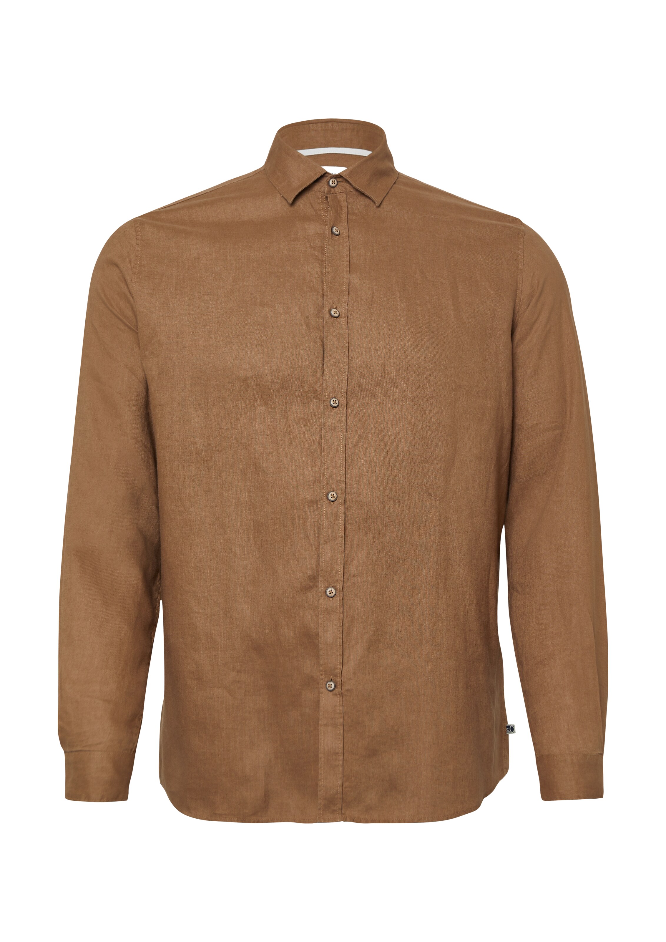 s.Oliver Hemd in Braun: Vorderseite