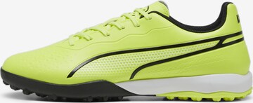 Chaussure de foot 'KING MATCH' PUMA en vert : devant