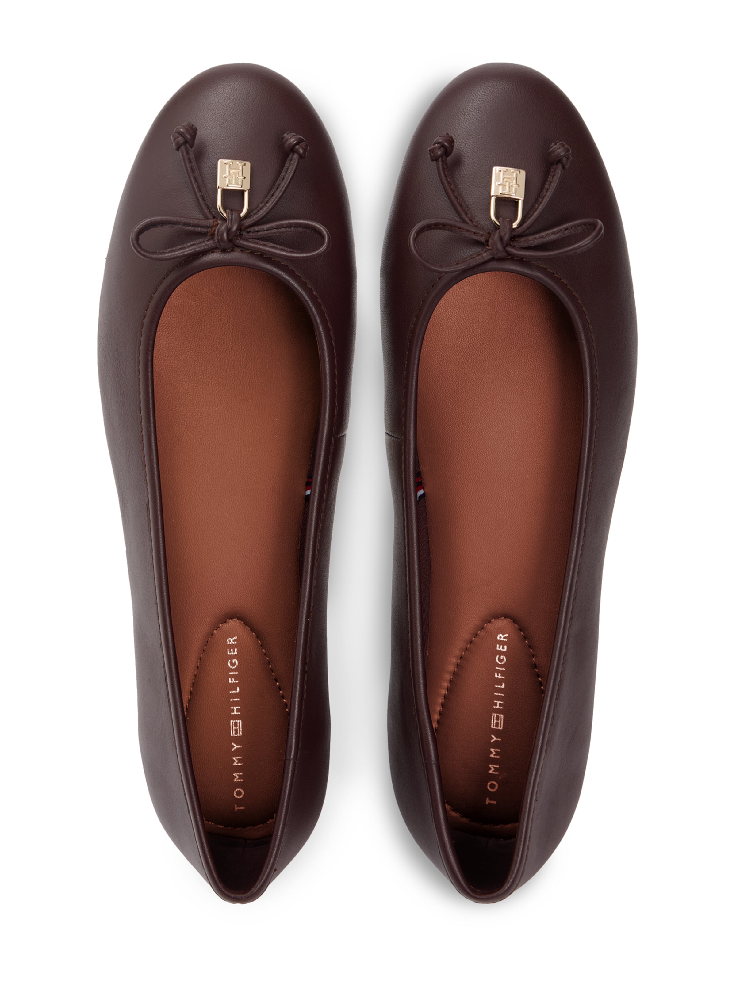 TOMMY HILFIGER Балетки в Коричневый