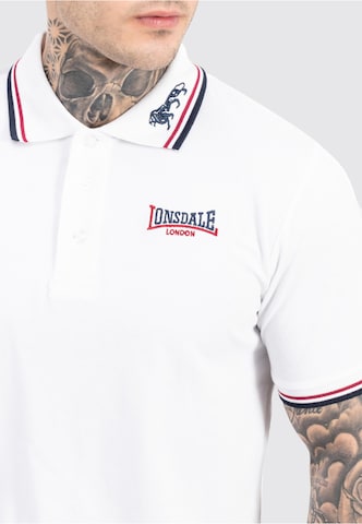 LONSDALE Tričko - Biela