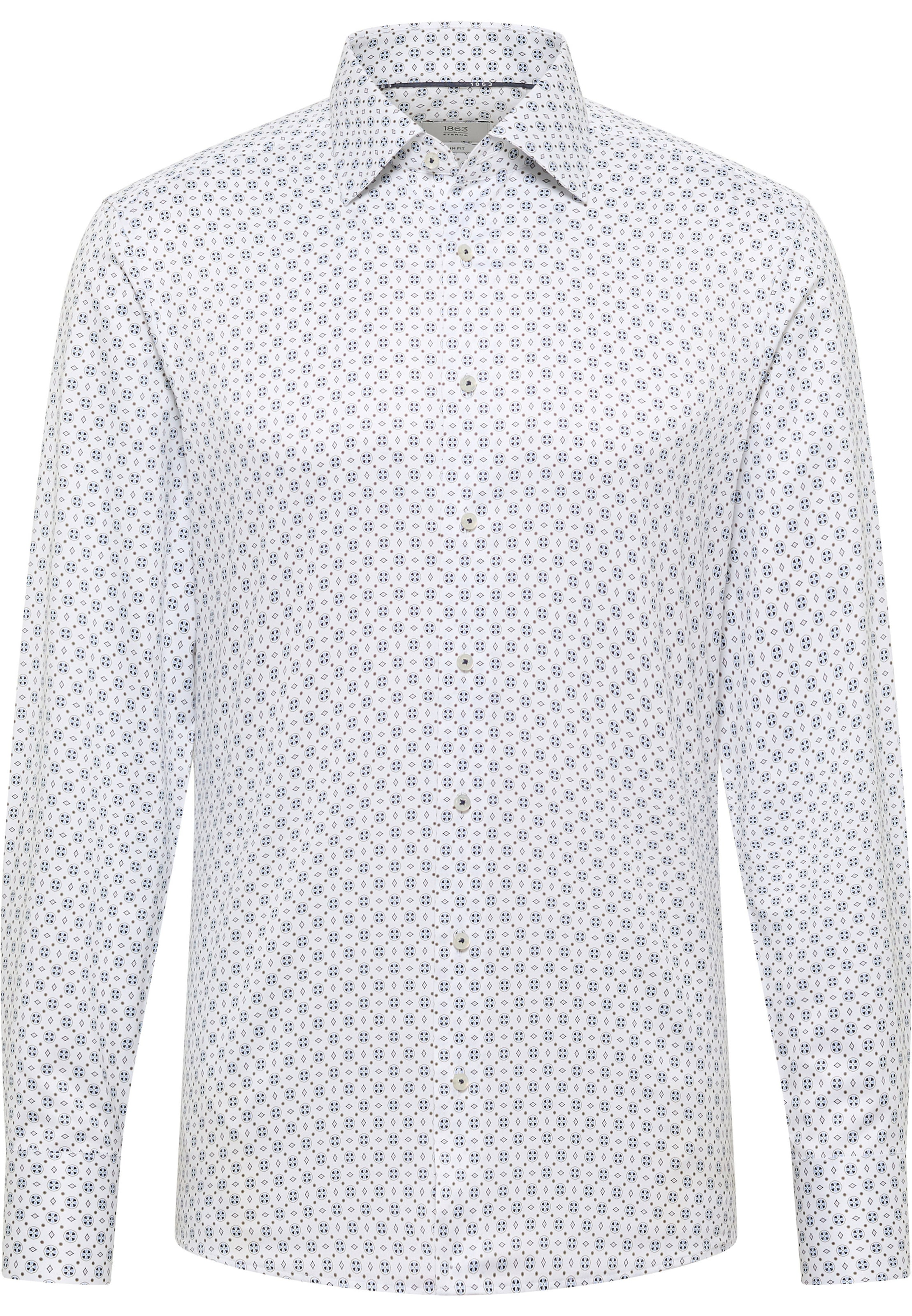 ETERNA Slim fit Business shirt in Beige: front