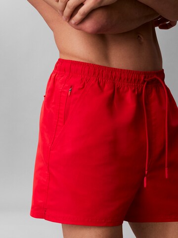 Calvin Klein Swimwear Regular Swimming shorts in Red