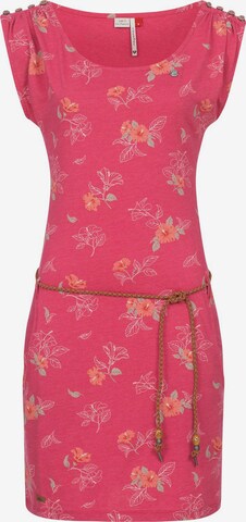 Ragwear Kleid 'Chego' in Pink: predná strana