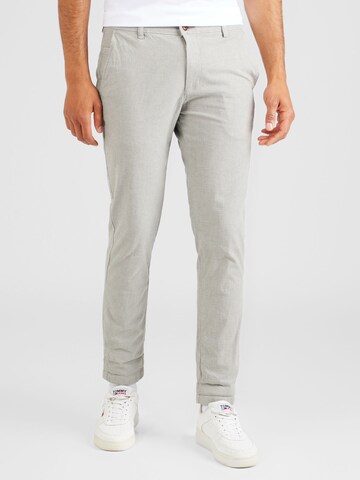 JACK & JONES - Slimfit Pantalón chino 'Marco Fury' en gris: frente