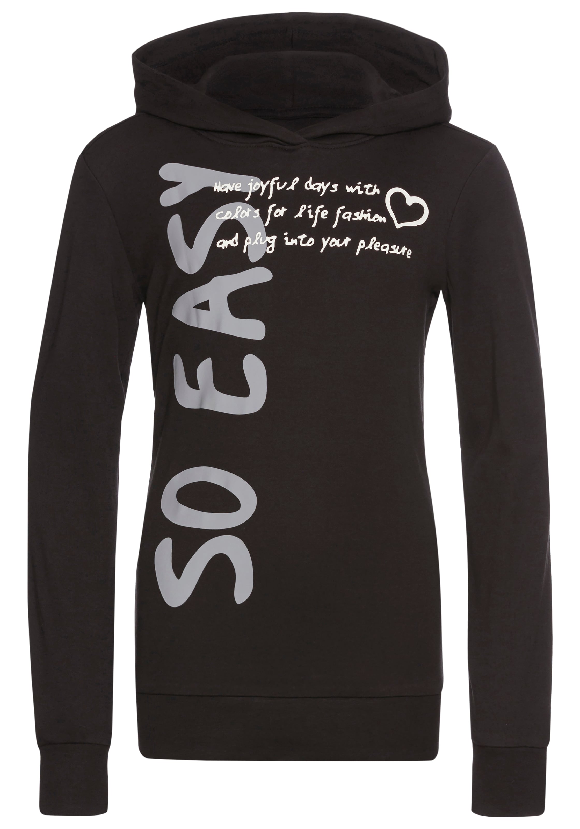 Kidsworld Sweatshirt in Black: front