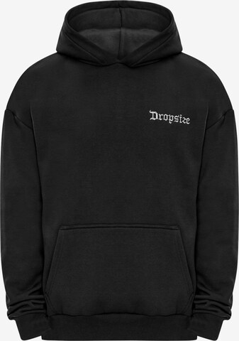 Dropsize Sweatshirt 'Broken Heart' in Black: front