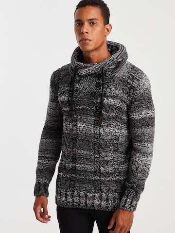 Leif Nelson Pullover in Schwarz: Vorderseite